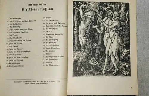 F70/ Albrecht Dürer Die kleine Passion 1946