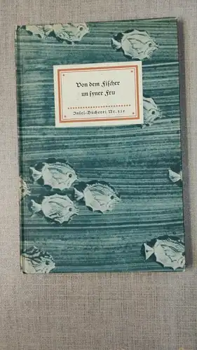 F70/ Insel- Bücherei Nr. 315 von dem Fischer und syner fru 