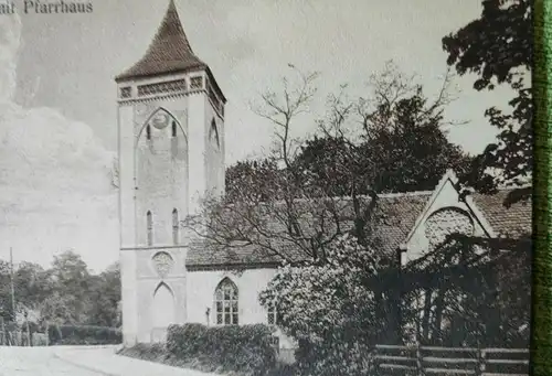 E803/ 2x Ansichtskarte Paretz- Kirche und  Muschelgrotte um 1920