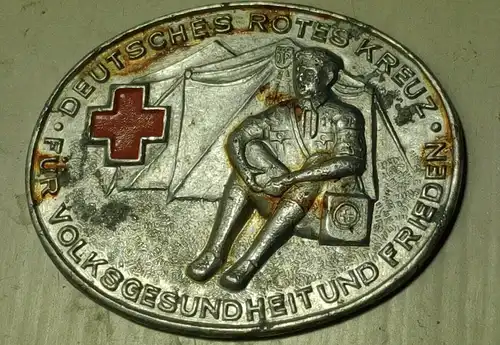 E800/ DDR Abzeichen,Deutsche Rotes Kreuz, Alu, für Volksgesundheit und Frieden