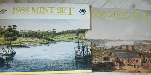 1988 Australian RAM - SIX COIN UNCIRCULATED Set - the new impressions-
