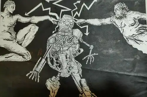 Karikatur von Jenö Dallos für Eulenspiegel Originalentwurf