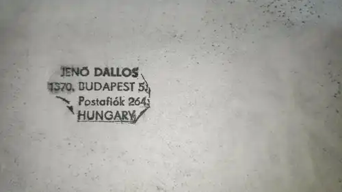 Karikatur von Jenö Dallos für Eulenspiegel Originalentwurf