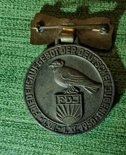 E880/ DDR  FDJ  Friedensaufgebot der Deutschen Jugend  1950