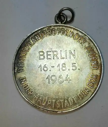 E880/ DDR Medaille - FDJ - Deutschlandtreffen der Jugend - Berlin 1964