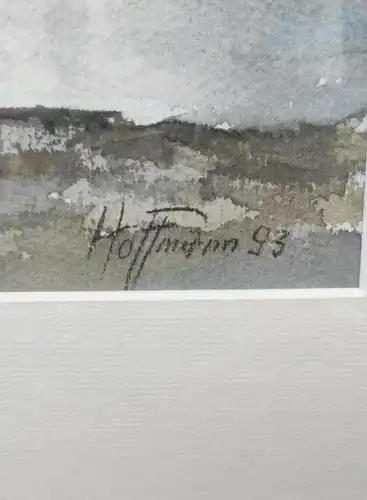 E651/ORIGINA Aquarell  Hoffmann maritim