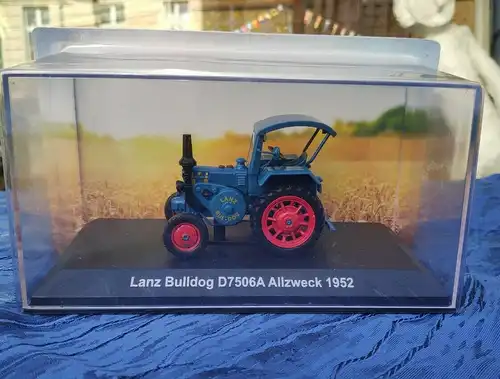 E622/ Hachette Lanz Bulldog D7506A Allzweck 1952  Traktor aus Sammlungsauflösung