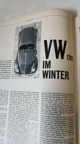 E14/ mot Testet Autos 1964/1963 VW Käfer