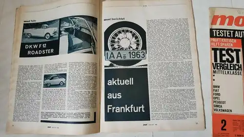 E14/ mot Testet Autos 1964/1963 VW Käfer