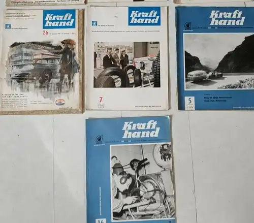 E613/ Krafthand Autozeitung 10x von 1962 und 1962