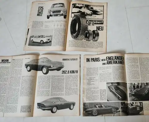 E612/ Auto Motor Sport 3 Zeitungen Jahrgang 1963