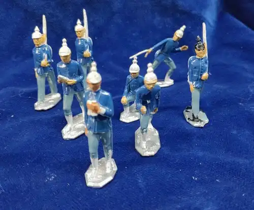 E601/ Zinnfiguren, Kleine Zinn Soldaten Konvolut Musiker