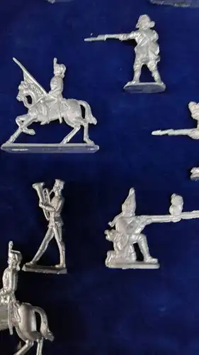 E600/ Zinnfiguren Zinnsoldaten diverse Konvolut 4,5 bis 6,5 cm Flachfiguren