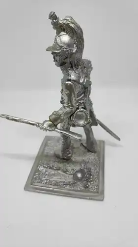 004/ Zinnsoldat Offizier unbemalt 10 cm