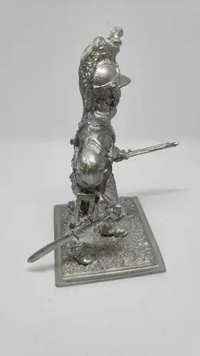 004/ Zinnsoldat Offizier unbemalt 10 cm