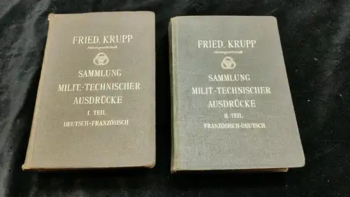 E447/ Sammlung Militär Technischer Ausdrücke Deutsch Französisch Französisch Deu