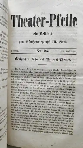 E418/ Münchener Punsch, humoristisches Originalblatt  A Schleich, Bertram