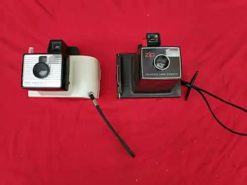 E346/ Vintage - alte Polaroid Land Camera Zip und Swinger Modell 20