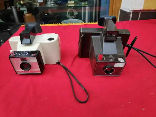 E346/ Vintage - alte Polaroid Land Camera Zip und Swinger Modell 20