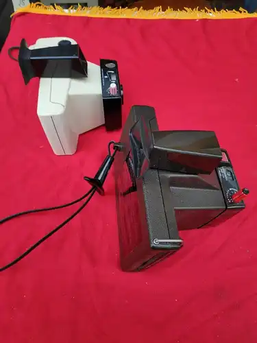 E346/ Vintage - alte Polaroid Land Camera Zip und Swinger Modell 20