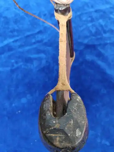 E196/ Webrahmen Handwerkzeug antik Afrika