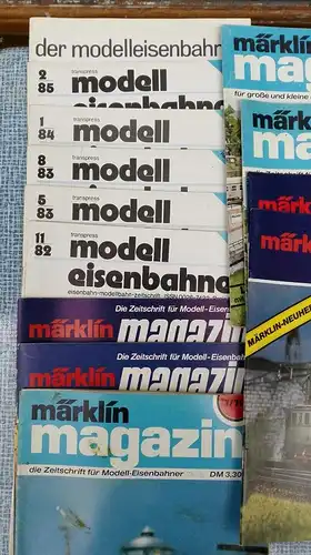 E57/ Eisenbahn Zeitungen Märklin Magazin Modelleisenbahner