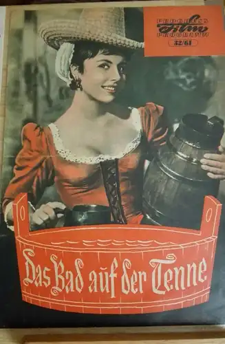 E32/ großes Foto Sonja Ziemann mit Filmprogramm