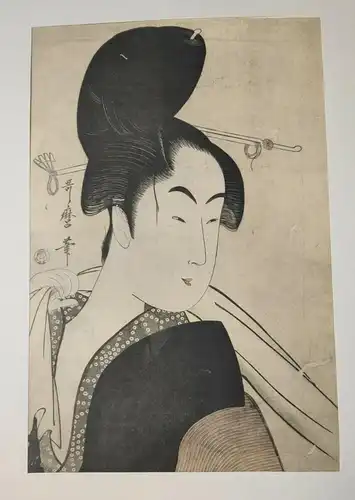 E855/ Utamaro Kitagawa 10 Offsetdrucke Hirmer  Verlag