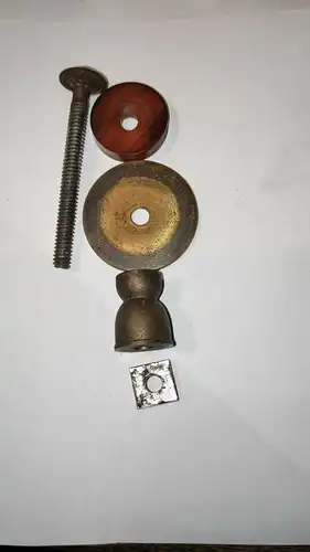 E803b/ 8 x Möbelgriffe Bauhaus Art Deko 