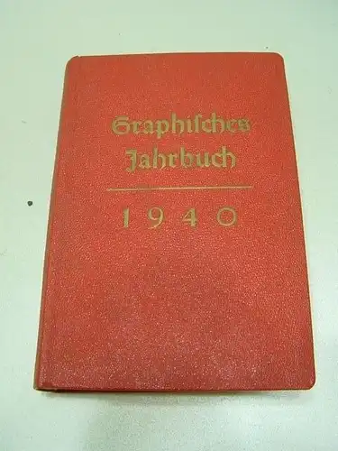 C194/ Graphisches Jahrbuch 1940 in altdeutscher Schrift