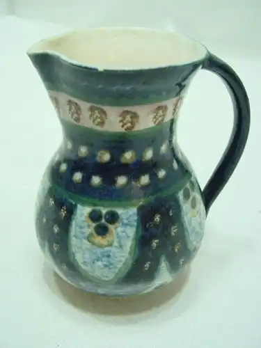 C180/ Kleine antike Bunzlauer Vase Krug ca. 12cm hoch