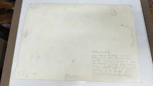  G269/ Aquarell Bauernhof vom Staatsschauspieler  Widmung 