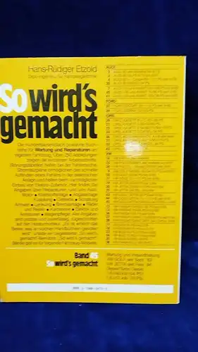 G273/ Reparaturbuch So wirds gemacht VW GOLF / VW JETTA 1. Auflage 1984