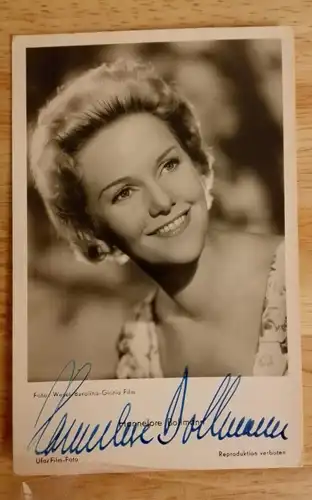 E33/ Hannelore Bollmann Autogramm auf Karte