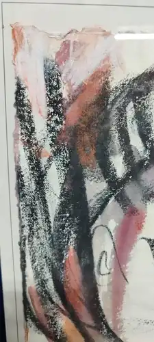 G314/ Gemälde Moderne Kunst Ursula Storm auf Büttenpapier