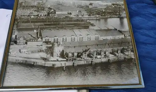 E827/ Original Fotografie  Albin Müller Hamburger Hafen