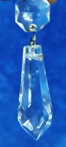 G360 2 Stück-Glas Behang-Kronleuchter-Spitzen - ca 5,2 x 1,9 cm 