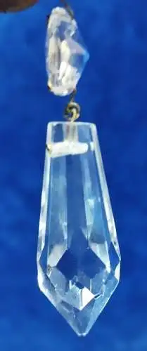 G360 2 Stück-Glas Behang-Kronleuchter-Spitzen - ca 5,2 x 1,9 cm 