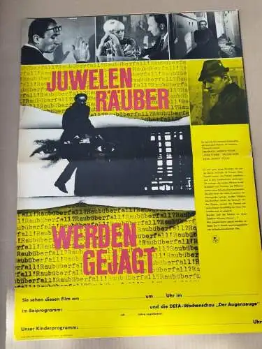 G361/ Filmplakate Poster DDR 41 X 57 DEFA 9 Stück