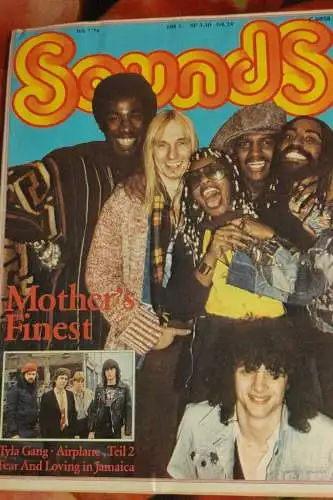 F431/ Sounds Musik Magazin 7/78 mothers finest Tyla Gang Airplane