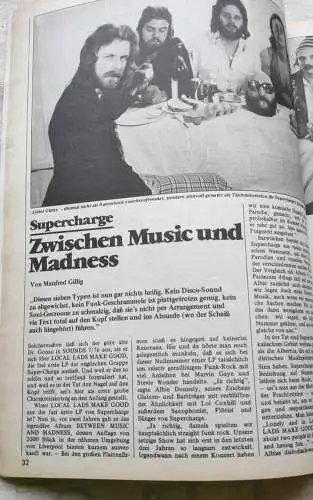 F431/ Sounds Musik Magazin 10/76 Joe Cocker Roy Harper