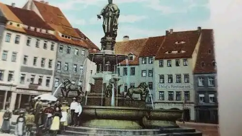 Ansichtskarte Litho Freiberg in Sachsen