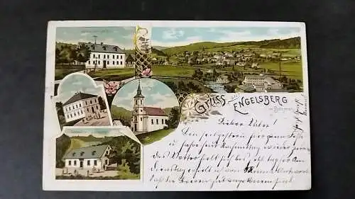 Ansichtskarte Gruß aus Engelsberg / Böhmen um 1900 Andělská Hora