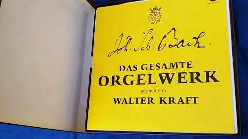 G442/ Johann Sebastian Bach / Das Gesamte Orgelwerk / Vinyl / Baroque Music