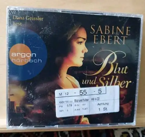 Blut und Silber - SABINE EBERT Argon Hörbuch 6 CD Box OVP