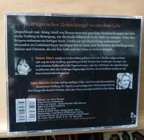 Blut und Silber - SABINE EBERT Argon Hörbuch 6 CD Box OVP