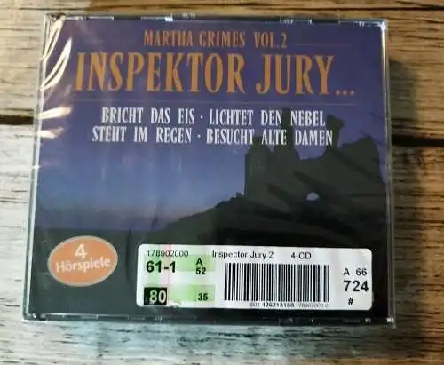 Inspektor Jury ... Vol. 2 von Martha Grimes Hörspiel Originalverpackung