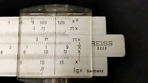 G515f/ alter REISS 3223 Progress Rechenschieber  Aluminium