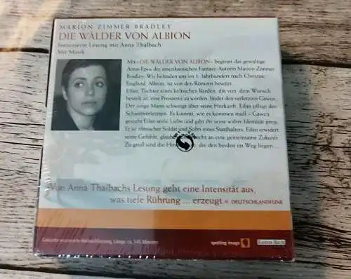 Die Wälder von Albion Anna Thalbach Marion Zimmer-Bradley Originalverpackung