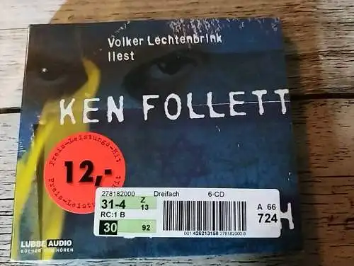 Hörbuch " Dreifach " von Ken Follett NEU Originalverpackt